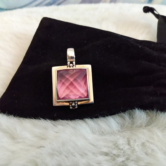 Michael Dawkins Jewelry - Michael Dawkins SS pink sapphire enhancer